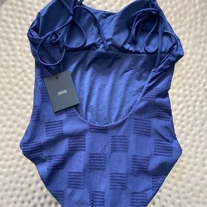 ONIA- Stunning😍 Blue one piece bathing suit.